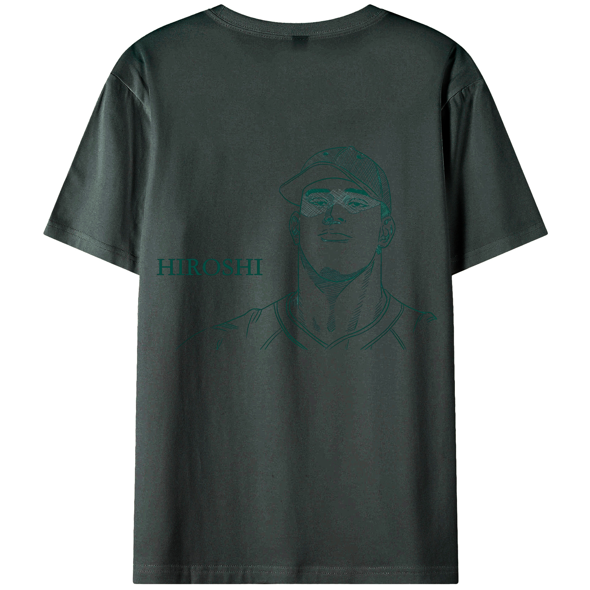 （画像用） SLAM DUNK／スラムダンク 綿100％ メンズ半袖Tシャツ（バックプリント） 通気性